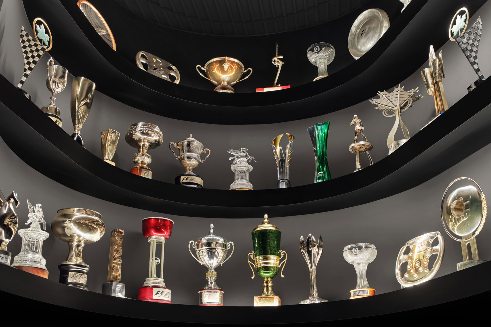 Trophies in Ferrari's Salle della Vittorie